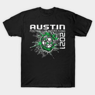 Football Is Everything - Austin FC Splatter Strike Vintage T-Shirt